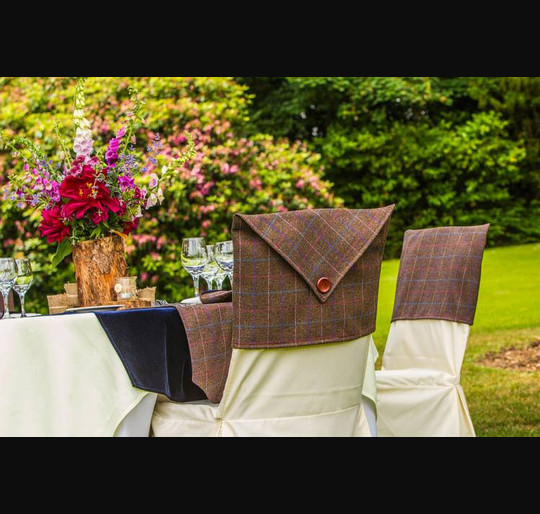 Wedding chair covers design ideas organza bows hire Simply Bows