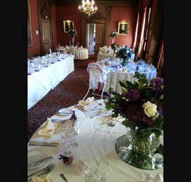 Butter table cloths with flowers by Diana Kay of Yarm