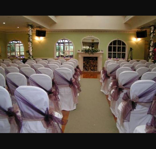 Wedding chair covers design ideas organza bows hire Simply Bows