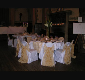 Gold Flock Tails at Redworth Hall Hotel