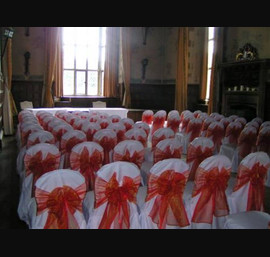 Burnt Orange at Redworth Hall, Civil Ceremony Great Hall