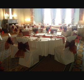 Wynyard Hall Ballroom Ruby Red
