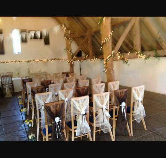 Wedding chair covers design ideas organza bows hire Simply Bows