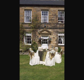 NEW! Willow pin tuck taffeta table runner with complementing bows